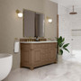 James Martin Vanities Brookfield 60" Free Standing Double Basin Vanity Set with Quartz Top and Rectangular Sinks - 547-V60D-3LDL