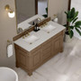 James Martin Vanities Brookfield 60" Free Standing Double Basin Vanity Set with Quartz Top and Rectangular Sinks - 547-V60D-3LDL