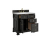 James Martin Vanities Brookfield 36" Free Standing Single Basin Vanity Set with Solid Surface Top and Rectangular Sink