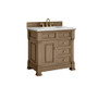 James Martin Vanities Brookfield 36" Free Standing Single Basin Vanity Set with Solid Surface Top and Rectangular Sink