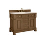 James Martin Vanities Brookfield 48" Free Standing Single Basin Vanity Set with Quartz Top and Rectangular Sink