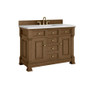 James Martin Vanities Brookfield 48" Free Standing Single Basin Vanity Set with Quartz Top and Rectangular Sink - 547-V48-3EJP