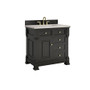 James Martin Vanities Brookfield 36" Free Standing Single Basin Vanity Set with Quartz Top and Rectangular Sink - 547-V36-3VSL