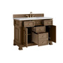 James Martin Vanities Brookfield 48" Free Standing Single Basin Vanity Set with Solid Surface Top and Rectangular Sink