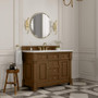 James Martin Vanities Brookfield 48" Free Standing Single Basin Vanity Set with Solid Surface Top and Rectangular Sink