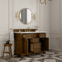 James Martin Vanities Brookfield 48" Free Standing Single Basin Vanity Set with Solid Surface Top and Rectangular Sink