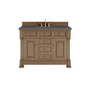 James Martin Vanities Brookfield 48" Free Standing Single Basin Vanity Set with Quartz Top and Rectangular Sink - 547-V48-3PBL