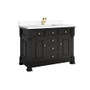 James Martin Vanities Brookfield 48" Free Standing Single Basin Vanity Set with Quartz Top and Rectangular Sink - 547-V48-1WZ