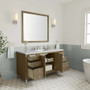James Martin Vanities Chicago 60" Free Standing Single Basin Vanity Set with Solid Surface Top and Rectangular Sink