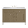 James Martin Vanities Chicago 48" Free Standing Single Basin Vanity Set with Solid Surface Top and Rectangular Sink