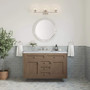 James Martin Vanities Chicago 48" Free Standing Single Basin Vanity Set with Quartz Top and Rectangular Sink - 503-V48-3WZ