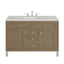 James Martin Vanities Chicago 48" Free Standing Single Basin Vanity Set with Quartz Top and Rectangular Sink - 503-V48-3LDL