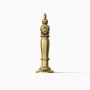 Kohler Artifacts® Bathroom Sink Faucet Spout With Column Design, 1.2 Gpm - Vibrant Brushed Moderne Brass