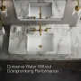 Kohler Artifacts® Bathroom Sink Faucet Spout With Column Design, 1.2 Gpm - Vibrant Brushed Moderne Brass
