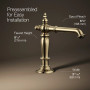 Kohler Artifacts® Bathroom Sink Faucet Spout With Column Design, 1.2 Gpm - Vibrant French Gold