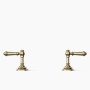 Kohler Artifacts® Lever Bathroom Sink Faucet Handles - Vibrant French Gold