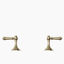 Kohler Artifacts® Lever Bathroom Sink Faucet Handles - Vibrant Polished Nickel