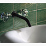 Kohler Landshapes® by Daniel Arsham Wall-mount Bathroom Sink Faucet Handle Trim - Matte Black