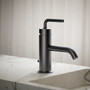 Kohler Purist® Single-handle Bathroom Sink Faucet With Straight Lever Handle, 1.2 Gpm - Matte Black