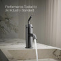 Kohler Purist® Single-handle Bathroom Sink Faucet With Straight Lever Handle, 1.2 Gpm - Matte Black