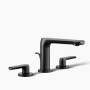 Kohler Avid® Widespread Bathroom Sink Faucet, 1.2 Gpm - Matte Black