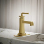 Kohler Riff® Centerset Bathroom Sink Faucet, 1.2 Gpm, Vibrant Brushed Moderne Brass