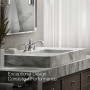Kohler Artifacts® Cross Bathroom Sink Faucet Handles - Polished Chrome