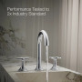 Kohler Occasion® Cross Bathroom Sink Faucet Handles - Polished Chrome