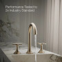 Kohler Occasion® Cross Bathroom Sink Faucet Handles - Vibrant Brushed Bronze