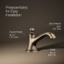 Kohler Artifacts® With Bell Design Bathroom Sink Faucet Spout With Bell Design, 1.2 Gpm - Vibrant Brushed Bronze