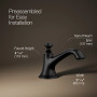 Kohler Artifacts® With Bell Design Bathroom Sink Faucet Spout With Bell Design, 1.2 Gpm - Matte Black