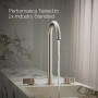 Kohler Components Bathroom Sink Faucet Spout With Tube Design, 1.2 Gpm - Vibrant Brushed Nickel