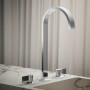 Kohler Components® Bathroom Sink Faucet Spout With Ribbon Design, 1.2 Gpm - Vibrant Polished Nickel