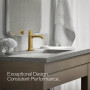 Kohler Tone™ Touchless Bathroom Sink Faucet, 1.2 Gpm - Vibrant Brushed Moderne Brass