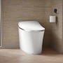 Kohler Eir® One-piece Elongated Smart Toilet, Dual-flush - White with Brushed Nickel