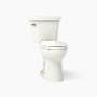 Kohler Highline Two-piece Elongated Toilet, 1.28 Gpf - Biscuit
