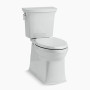 Kohler Corbelle® Two-piece Elongated Toilet With Skirted Trapway, 1.28 Gpf - Ice Grey