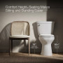Kohler Corbelle® Two-piece Elongated Toilet With Skirted Trapway, 1.28 Gpf - Dune