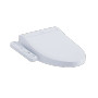 TOTO Washlet C2 elongated bidet seat in cotton white