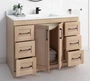 Royal Cambridge 48 inch Natural Maple  Bathroom Vanity, With Quartz Countertop