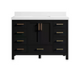 Royal Palmera 48 inch Black  Bathroom Vanity