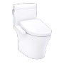 Toto Aquia® IV Cube Washlet®+ S2 Two-Piece Toilet - 1.28 GPF/0.9 GPF - Cotton