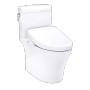 Toto Aquia® IV Cube Washlet®+ S5 Two-Piece Toilet - 1.28 GPF/0.9 GPF - Cotton