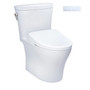 Toto Aquia® IV Arc - Washlet®+ S7 Two-Piece Toilet - 1.28 GPF & 0.9 GPF - Universal Height - Cotton