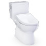 TOTO Glaston™ WASHLET®+ Two-Piece Toilet - 1.28 GPF - Cotton