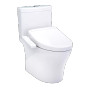 TOTO Aquia® IV WASHLET®+ S2 Two-Piece Toilet - 1.28 GPF/0.9 GPF - Cotton