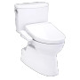 TOTO Vespin® II 1G® WASHLET®+ S2 Two-Piece Toilet - 1.0 GPF - Cotton