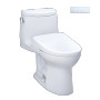TOTO UltraMax II WASHLET®+ S7 One-Piece Toilet - 1.28 GPF - Cotton