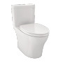 TOTO Aquia® IV Toilet - 1.28 GPF & 0.9 GPF, Elongated Bowl - WASHLET+ Connection - New - Cotton