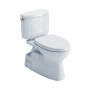 TOTO Vespin® II Two-Piece Toilet, Elongated Bowl - 1.28 GPF - WASHLET®+ Connection - Ebony